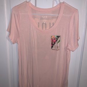 Pink hollister shirt